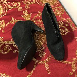 H&M Black Suede Booties